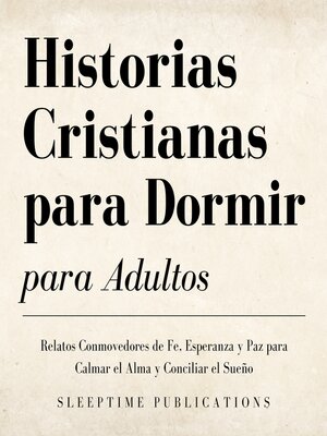 cover image of Historias Cristianas para Dormir para Adultos